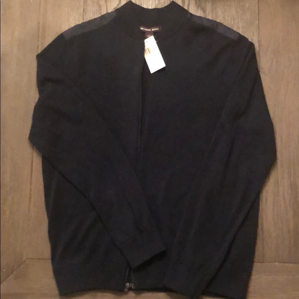 NWT Michael Kors zip up sweater